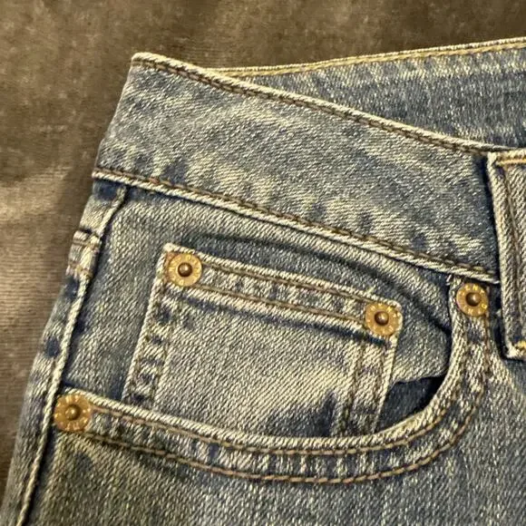 DKNY Soho Jean-Womens Blue Medium Wash Denim Jeans-Bootcut-Size 6S/C - Picture 6 of 16